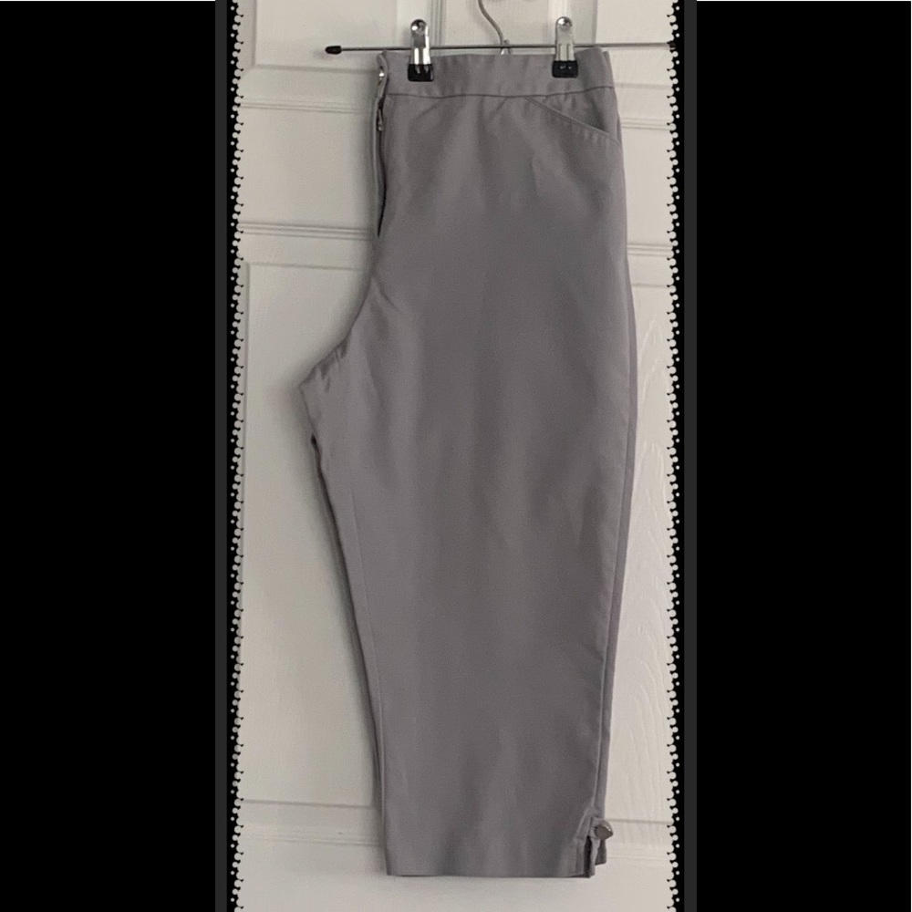 BNWOTS-Counterparts Capris Slit on Bottom/Buttons